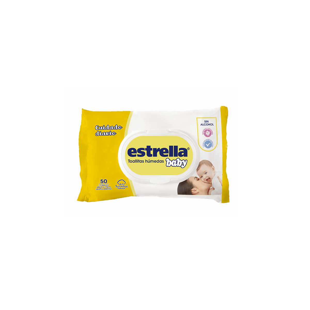 Estrella Toallitas Humedas Cuidado Diario x 50 unid